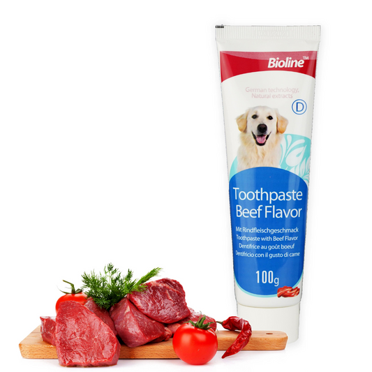 Bioline™ Beef Flavored Toothpaste for Dogs and Cats (100g)